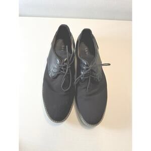 Seven 91 Men's 3 Eye Lace Up Casual Shoe Black Size 9M